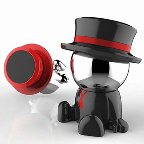 모자 쓴 신사 차량용 자석 거치대