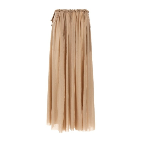 필로소피 어드저스터블 드로우스트링 스트레치 튤 풀 렝스 스커트 251CA01112118 0081