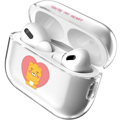 에어팟 프로2 카카오프렌즈 스윗리틀하트 투명 젤리케이스