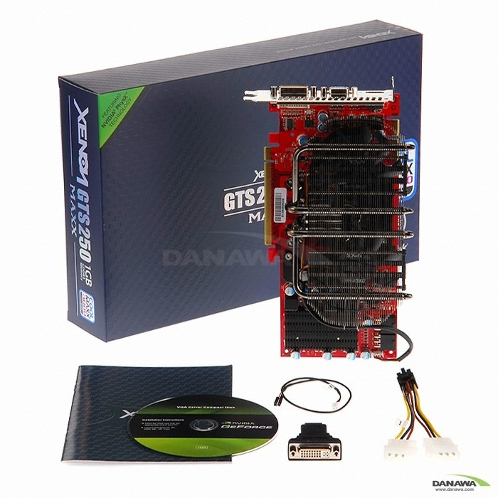 이엠텍 XENON 지포스 GTS250 MAXX HDMI 1GB 쿨맥스3000 Twin_이미지