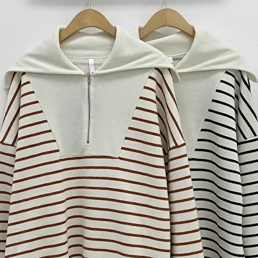 셀러허브 패션 세라 집업 카라 맨투맨 311Q232S 빅사이즈 여성의류 11727793A