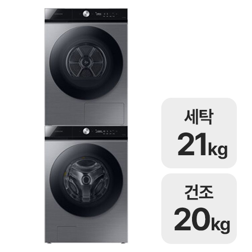 삼성전자 비스포크 AI WF21B6400KP + DV20B8720BP_이미지
