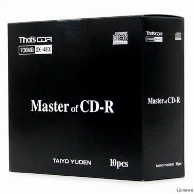 다이요유덴 CD-R 700MB 48x 마스터 슬림 (10장)_이미지