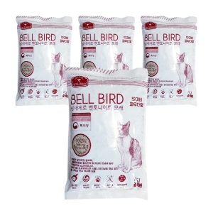 벨버드 더블랙 냄새제로 벤토나이트 모래 베이비파우더 5L (4개)