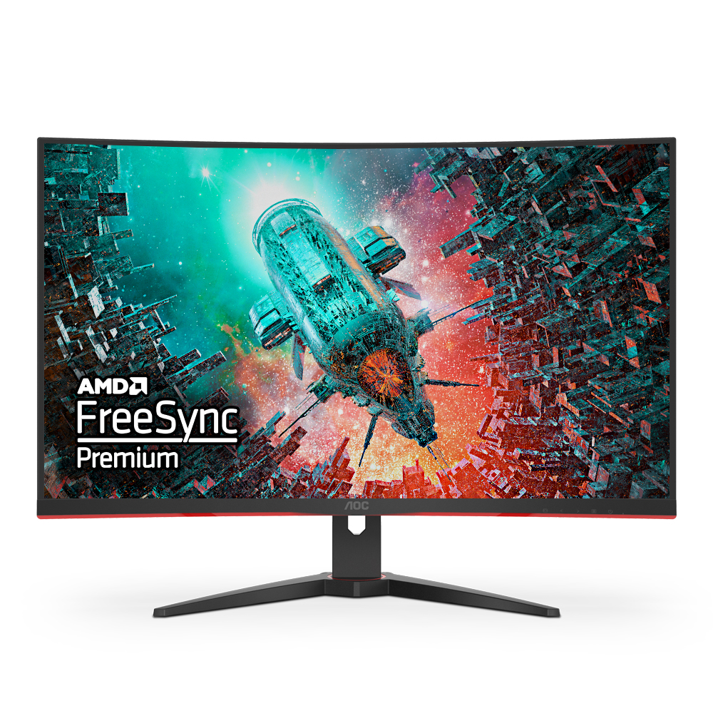 알파스캔 AOC CQ32G2 QHD 게이밍 155 프리싱크 무결점_이미지