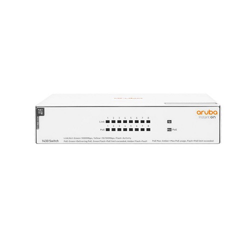 HPE Aruba Instant On 1430 8G R8R46A POE 스위치허브_이미지