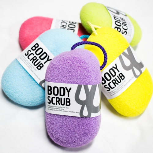 퓨어레인 바디스크럽 샤워스폰지