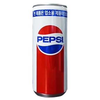 롯데칠성음료 펩시콜라 245ml (슬릭캔)