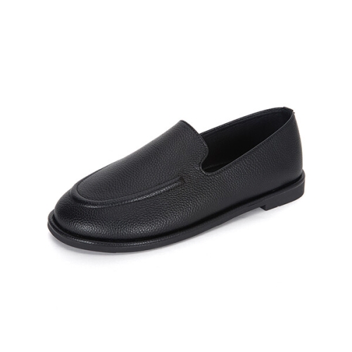 무크 엠. 리프 플랫 베이직 로퍼 블랙 516623207ZA_이미지