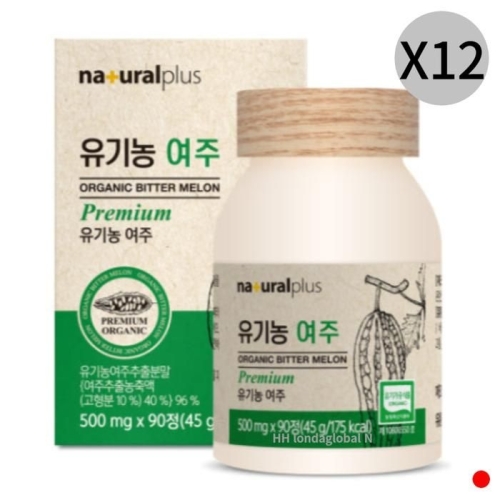 내츄럴플러스 유기농 여주 90정 (12개)_이미지