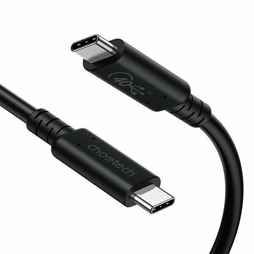 CHOETECH XCC-1028 USB4 C to C타입 케이블 (0.8m)_이미지