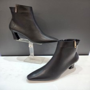 FLB315 KS10 SODA 여성 부츠 여성 케주얼 기모 라인 부츠 통굽 7CM