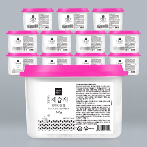 쓰리피엘 가성비가 브랜드다 습기타파 제습제 일랑일랑 향 300g (12개)