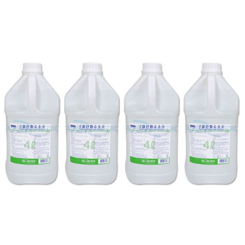 그린제약 과산화수소수 상처소독 4L (4개)_이미지