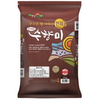 햇살드리 2026 햅쌀 수향미 <b>현미</b> <b>10kg</b>