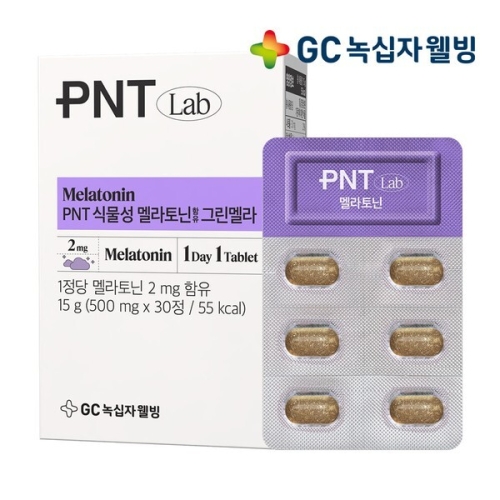  GC녹십자 PNT 식물성 멜라토닌 그린멜라 30정 [1개]