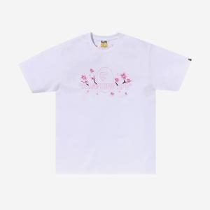 베이프 사쿠라 어 베이싱 에이프 티셔츠 화이트 Sakura A Bathing Ape T-Shirt White 0ZXTEMX10012K