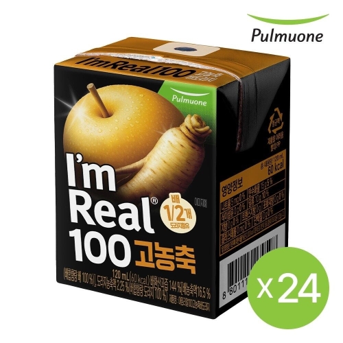 풀무원 아임리얼100 고농축 배도라지 120ml 24팩이미지입니다. 누르면 해당 게시물로 새창이동합니다.