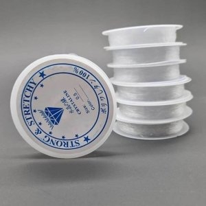 비즈 공예용품 키링 팔찌줄 우레탄 공예줄 0.8mm WFGF96V