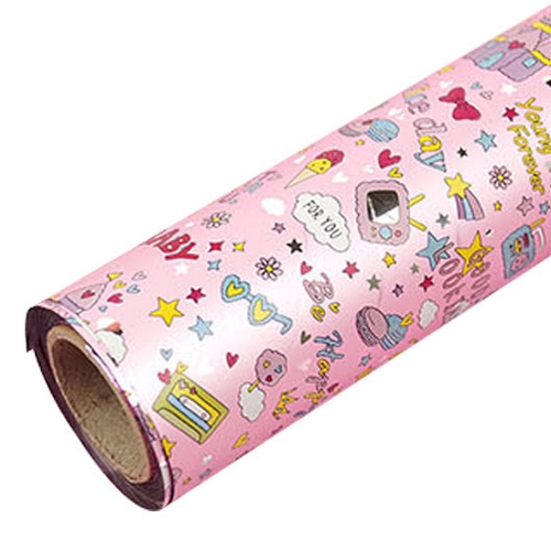 솔로몬 디자인랩 캔디팝 비닐 롤포장지 대 53cm x 20m