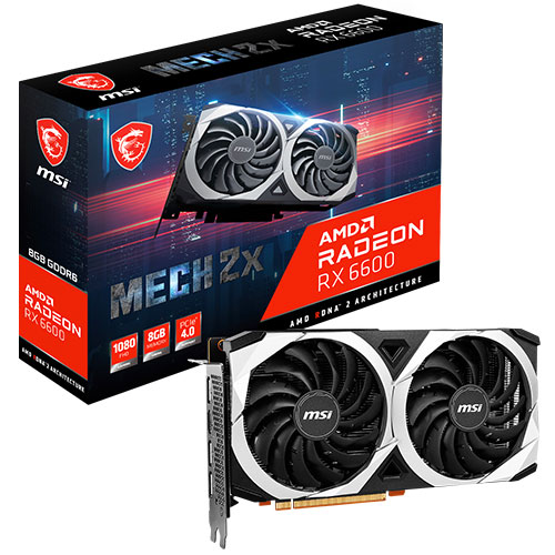 MSI 라데온 RX 6600 메크 2X D6 8GB_이미지