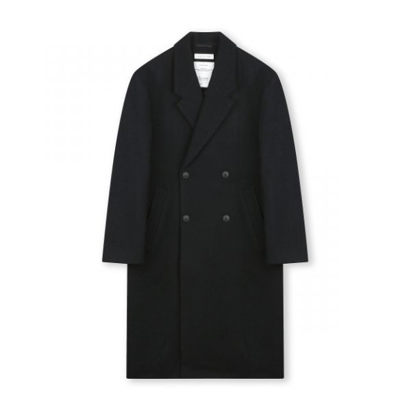 아페쎄 BESLOW DOUBLE BREASTED A MAXI COAT BLACK 225260_이미지