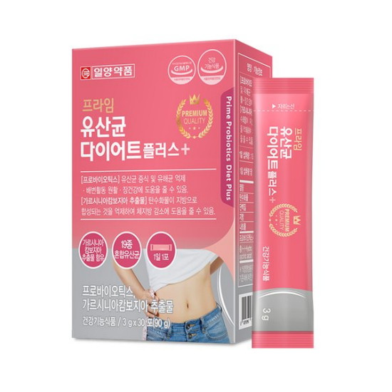 일양약품 프라임 유산균 다이어트 플러스 30포 (2개)_이미지