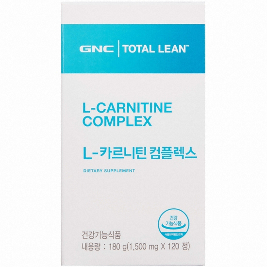 GNC L-카르니틴 컴플렉스 120정 (1개)