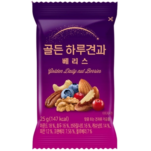 선명농수산 썬넛트 골든 하루견과 베리스 25g_이미지