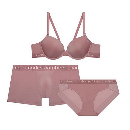 코데즈컴바인 코데즈컴바인이너웨어 솔리드 커플 세트 CCWBR161BP/CCWBP161BP/CCMDR161BP_이미지