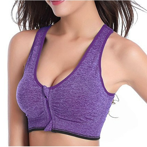 마미누리 앞지퍼 하이서포트 스포츠브라 2023_이미지