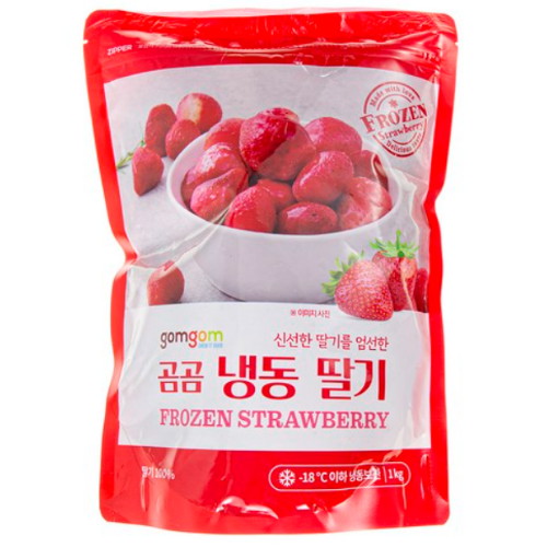 곰곰 곰곰 냉동 딸기 1kg (5개)