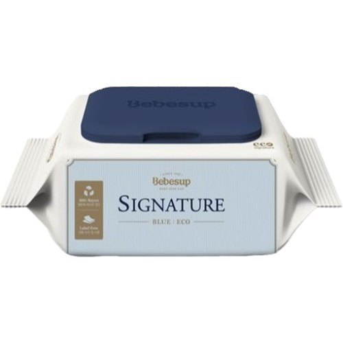 시그니처 블루 에코 물티슈 캡형 20매