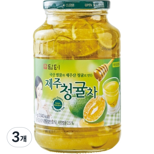 제주 청귤차 1kg 1개입 3개