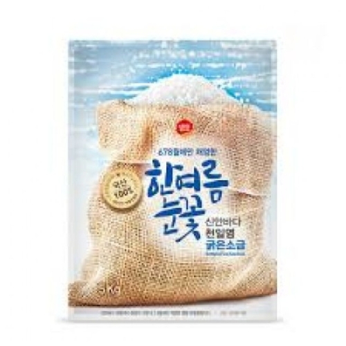 샘표 한여름 눈꽃 굵은소금 5kg (3개)_이미지
