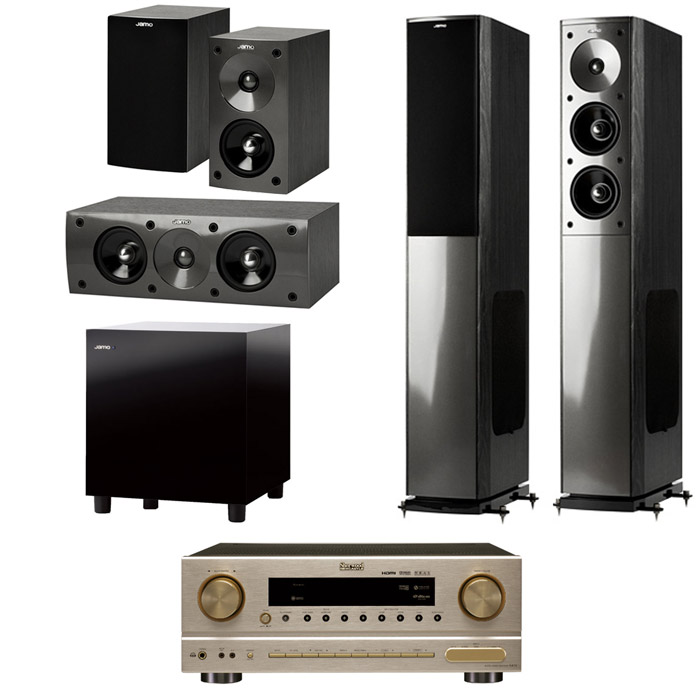 야모 S606 5.1채널 + 인켈 AV리시버 (R872, SUB-210)_이미지