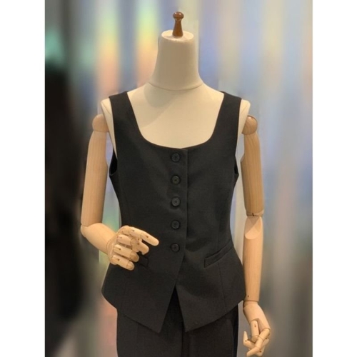 에이비에프지 스퀘어넥 셋업 베스트 조끼 ACY5QVA1G_이미지