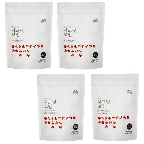 진한식품 빅마마 이혜정 시크릿코인 맛 80g 4팩