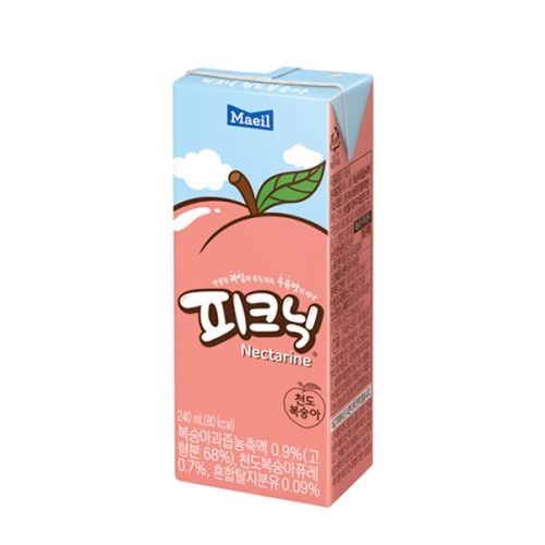 매일유업 피크닉 천도복숭아 240ml (1개)_이미지