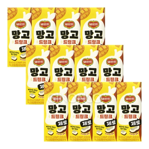 롯데칠성음료 델몬트 드링크 제로 망고 200ml (12개)_이미지