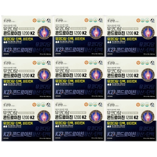 자연내림 호관원 뮤코다당 콘드로이친 1200 K2 90정 (9개)_이미지