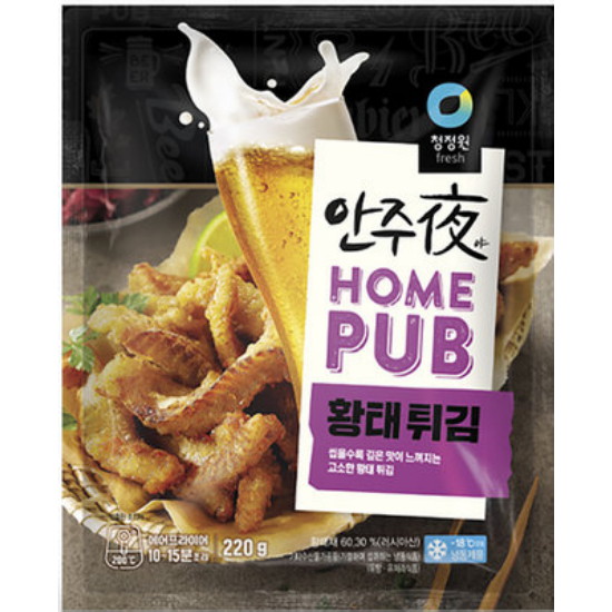 대상 청정원 안주야 홈펍 황태 튀김 220g (3개)