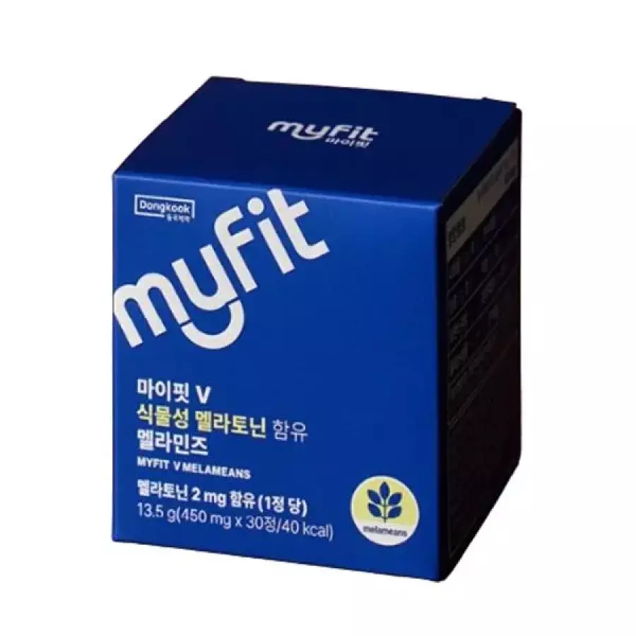 마이핏 V 식물성 멜라토닌 멜라민즈 450mg 30정