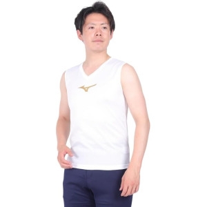 미즈노 민소매 V넥 이너웨어 셔츠 축구 풋살용 흡습속건 P2MAB050 4컬러_이미지