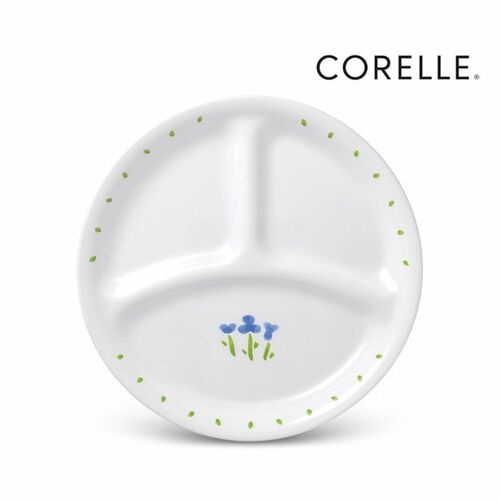 코렐브랜드 코렐 리틀블루 삼절접시 소 1p