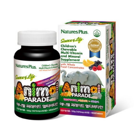 네이처스플러스 애니멀 퍼레이드 멀티비타민 60정 (3개)_이미지