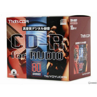 다이요유덴 CD-R 700MB 16x 쥬얼 오디오 (10장)_이미지