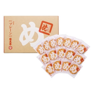 [불명] 후쿠오카 멘베이 센베이 플레인 2개입 16봉