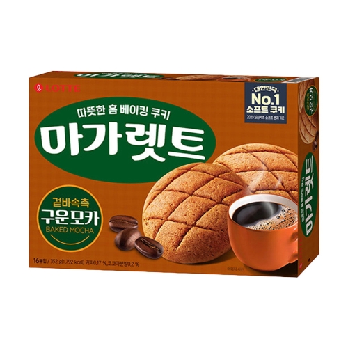 롯데제과 마가렛트 구운모카 352g (5개)
