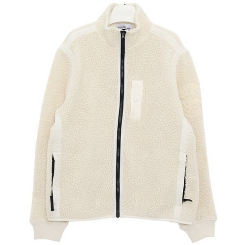 스톤아일랜드 자수 로고 플리스 자켓 771561441 (V0099, 아이보리)_이미지